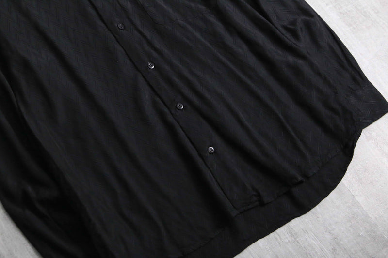 1990s GIANFRANCO FERRE herringbone shirt