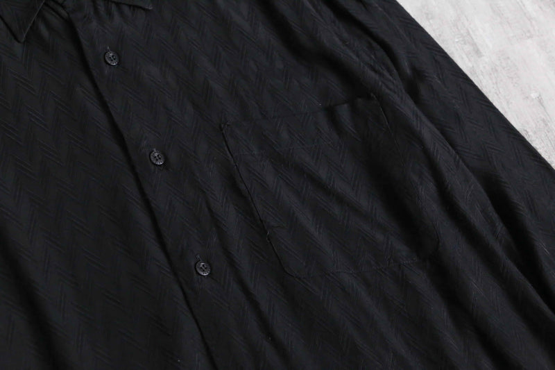 1990s GIANFRANCO FERRE herringbone shirt