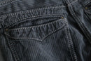 “Levi’s” Strauss & Co. Collectibles black stripe tapered denim trousers