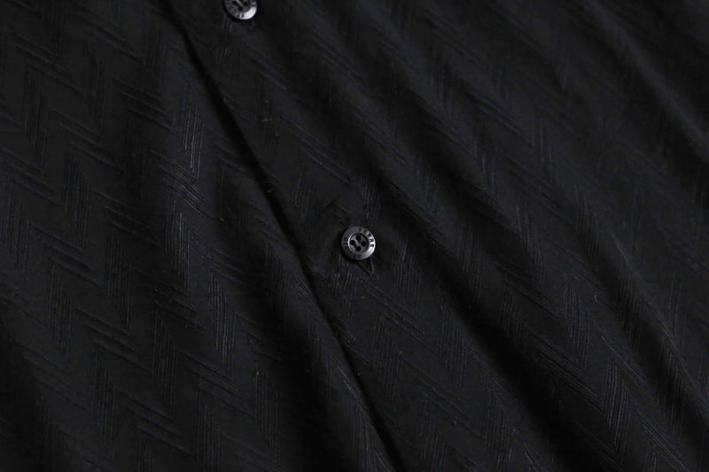 1990s GIANFRANCO FERRE herringbone shirt