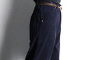 luster navy cotton corduroy pants
