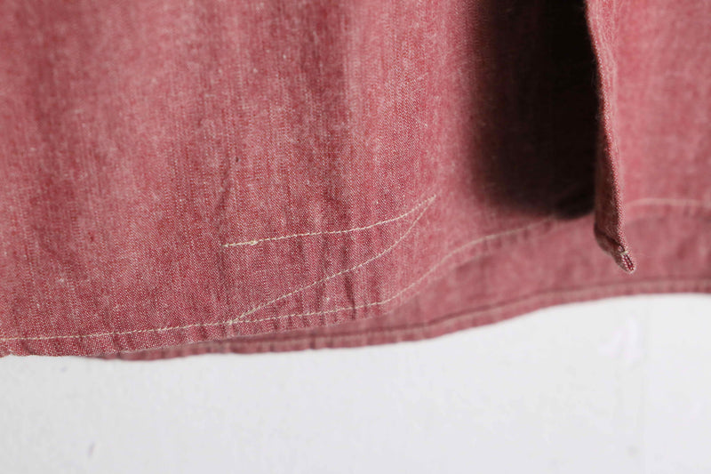 "RRL" pink cotton chambray shirt