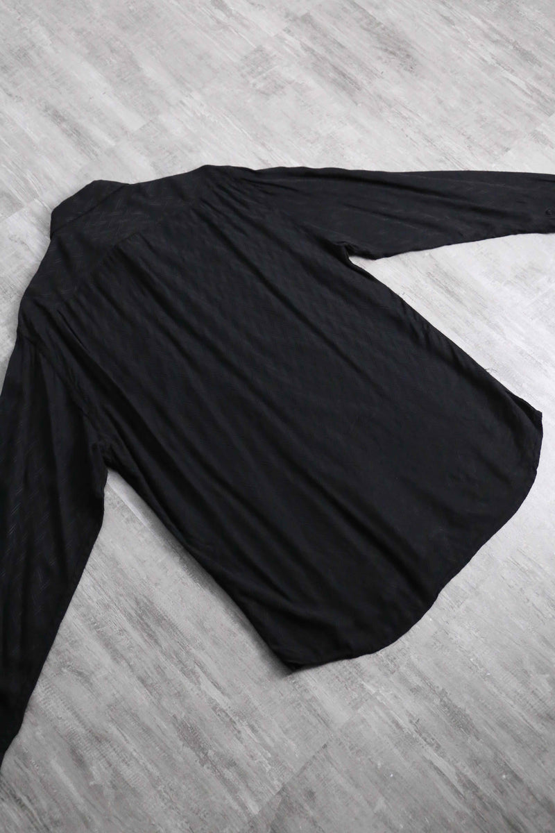 1990s GIANFRANCO FERRE herringbone shirt