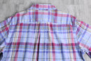 pastel madras check linen shirt