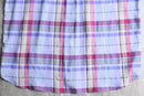 pastel madras check linen shirt