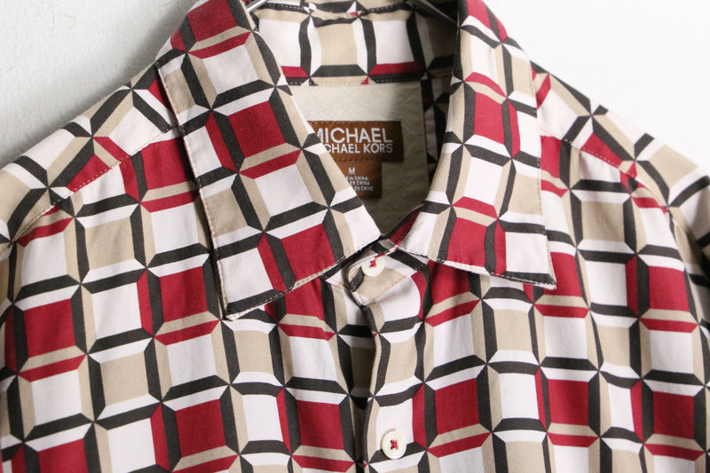 "Michael Kors" total pattern shirt