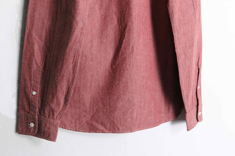 "RRL" pink cotton chambray shirt