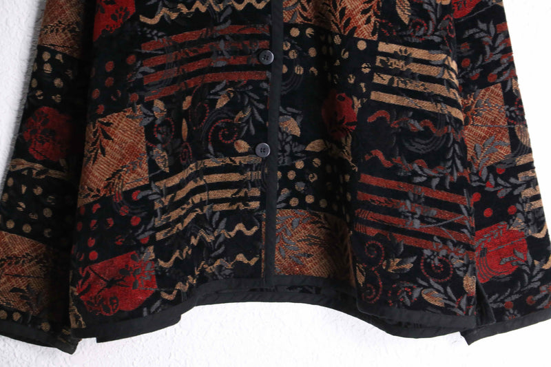 reversible total pattern jacket