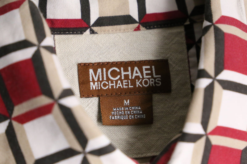 "Michael Kors" total pattern shirt