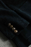 “Lauren Ralph Lauren” pile textile double breasted jacket