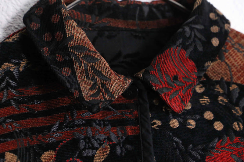 reversible total pattern jacket