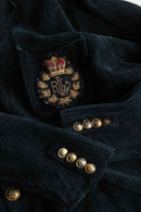 “Lauren Ralph Lauren” pile textile double breasted jacket