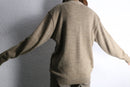 dark beige fair isle knit cardigan