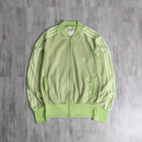 90-00's "adidas" light green tight track jacket