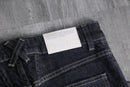 “CLOSED” dark indigo wide tapered denim trousers
