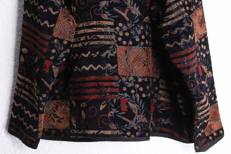 reversible total pattern jacket