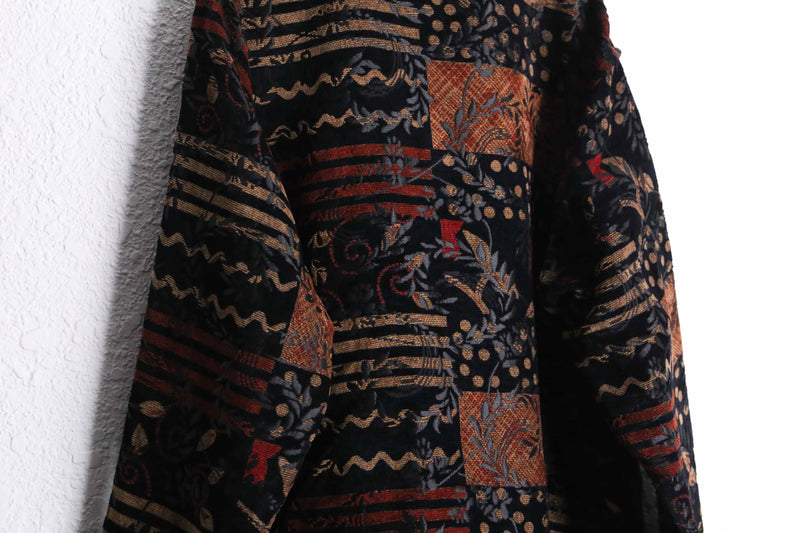 reversible total pattern jacket