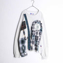 "Re:make" patchwork docking design sweat
