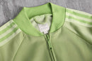 90-00's "adidas" light green tight track jacket