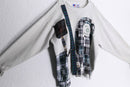 "Re:make" patchwork docking design sweat