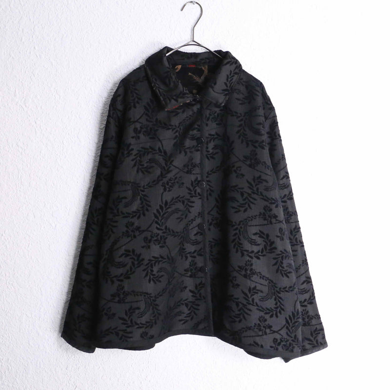 reversible total pattern jacket