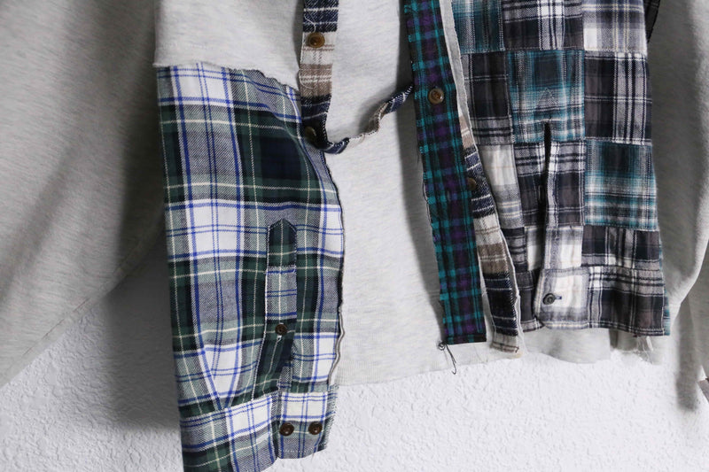 "Re:make" patchwork docking design sweat