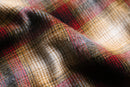 ombre check cotton light flannel shirt