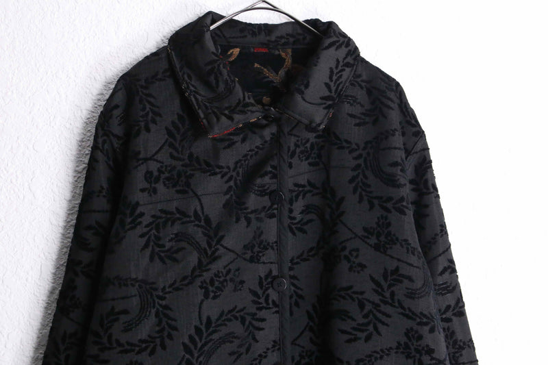 reversible total pattern jacket