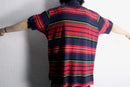 ”POLO by RL” multi color horizontal stripe s/s polo shirt