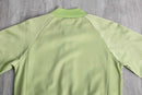 90-00's "adidas" light green tight track jacket