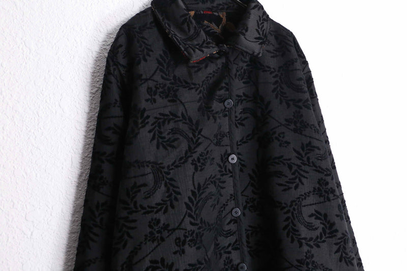 reversible total pattern jacket