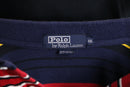 ”POLO by RL” multi color horizontal stripe s/s polo shirt