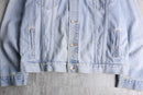 "Levi's" damage neck light blue denim jacket