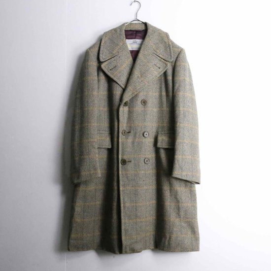 Aquascutum tweed long coat