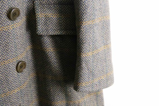 Aquascutum tweed long coat