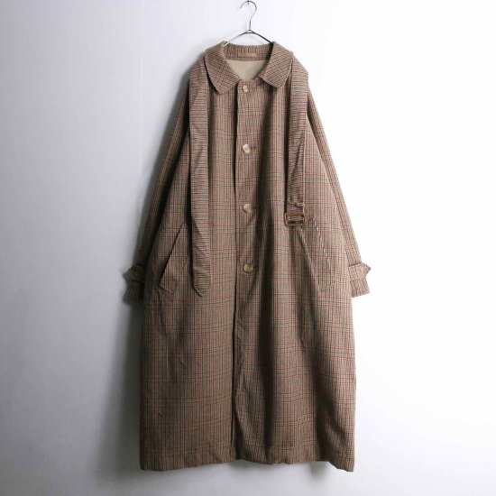 Aquascutum tweed & gabardine coat